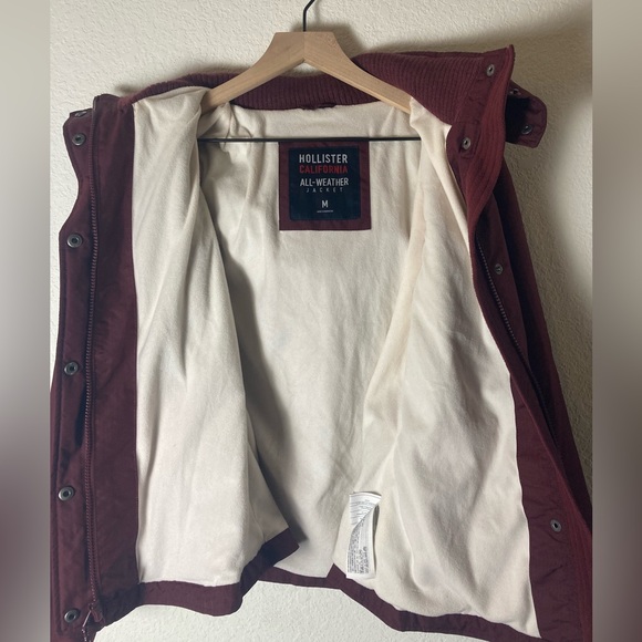 Hollister All Weather Fleece Lined Jacket with Hood - Picture 6 of 9